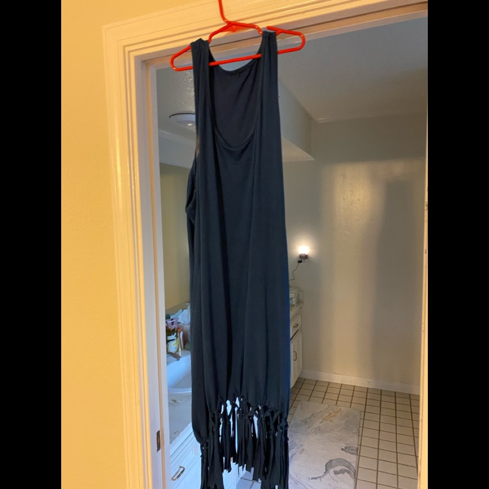 Blue swim coverup XL